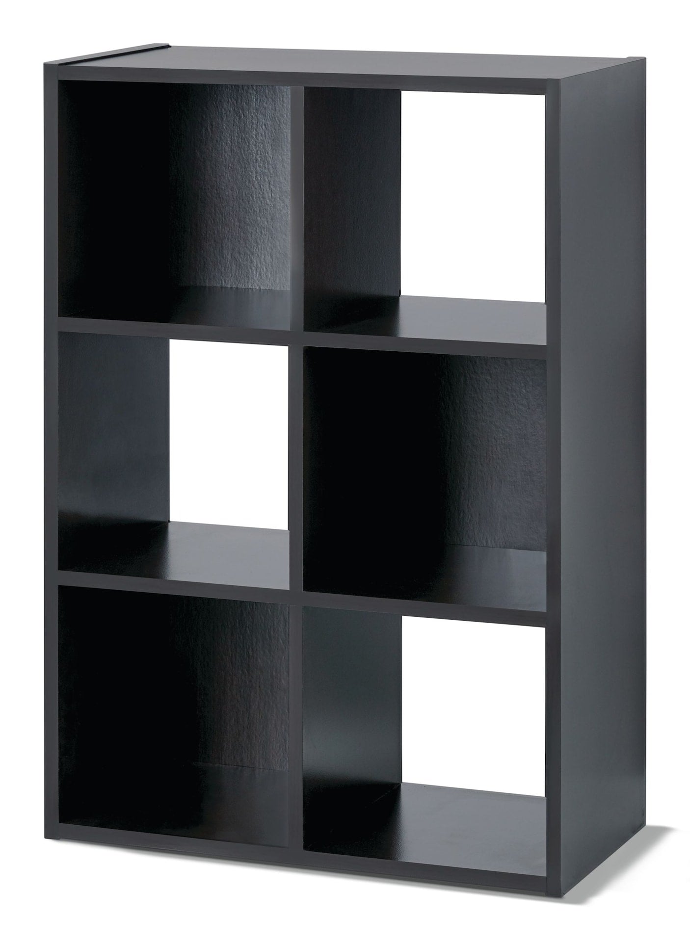 6-Cube Storage Organizer, Bookcase/Bookshelf, Dark Brown Finish G4M6 - product image 1