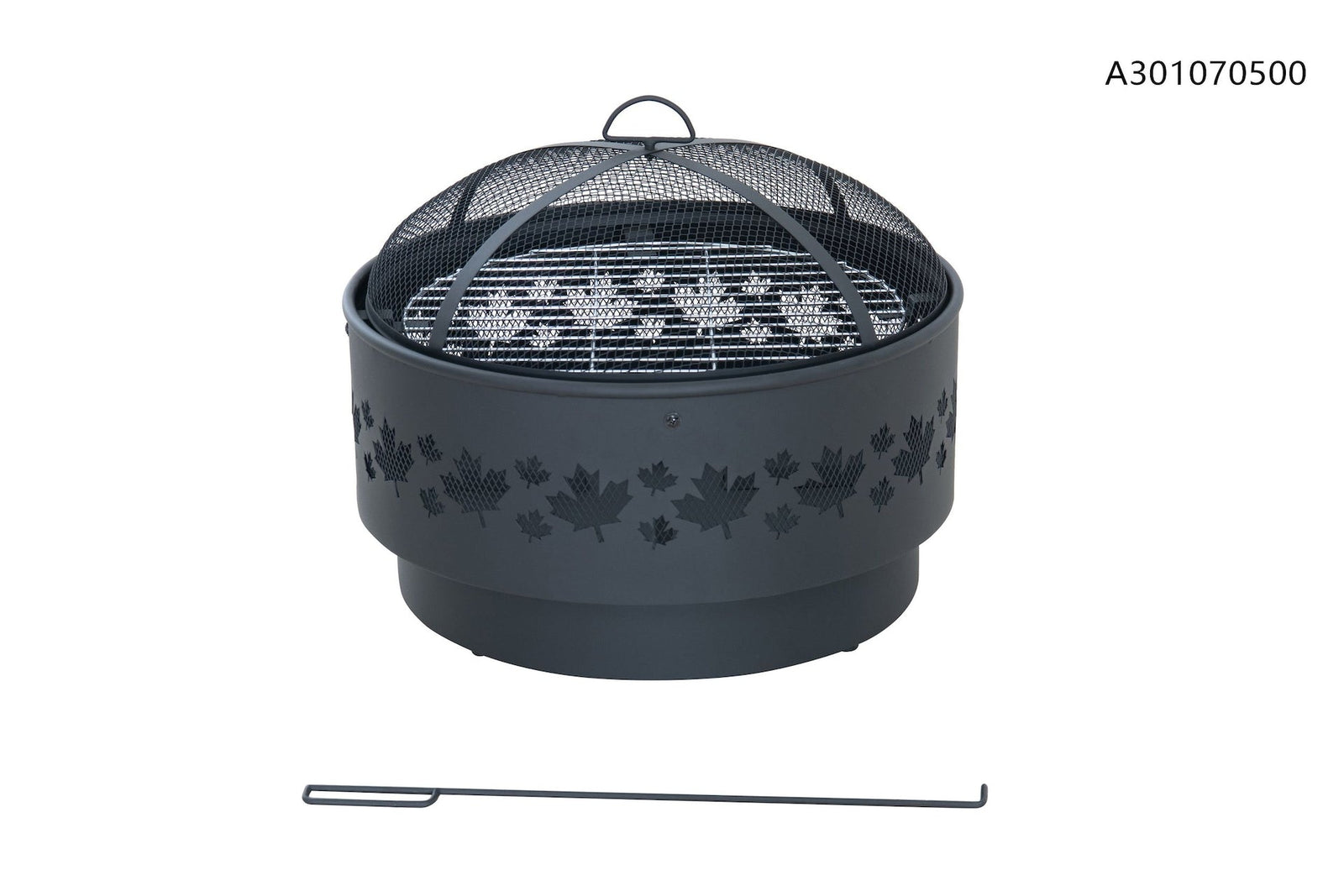 Brome Round Outdoor Wood Firepit, 24-in J9H8 - product image 2