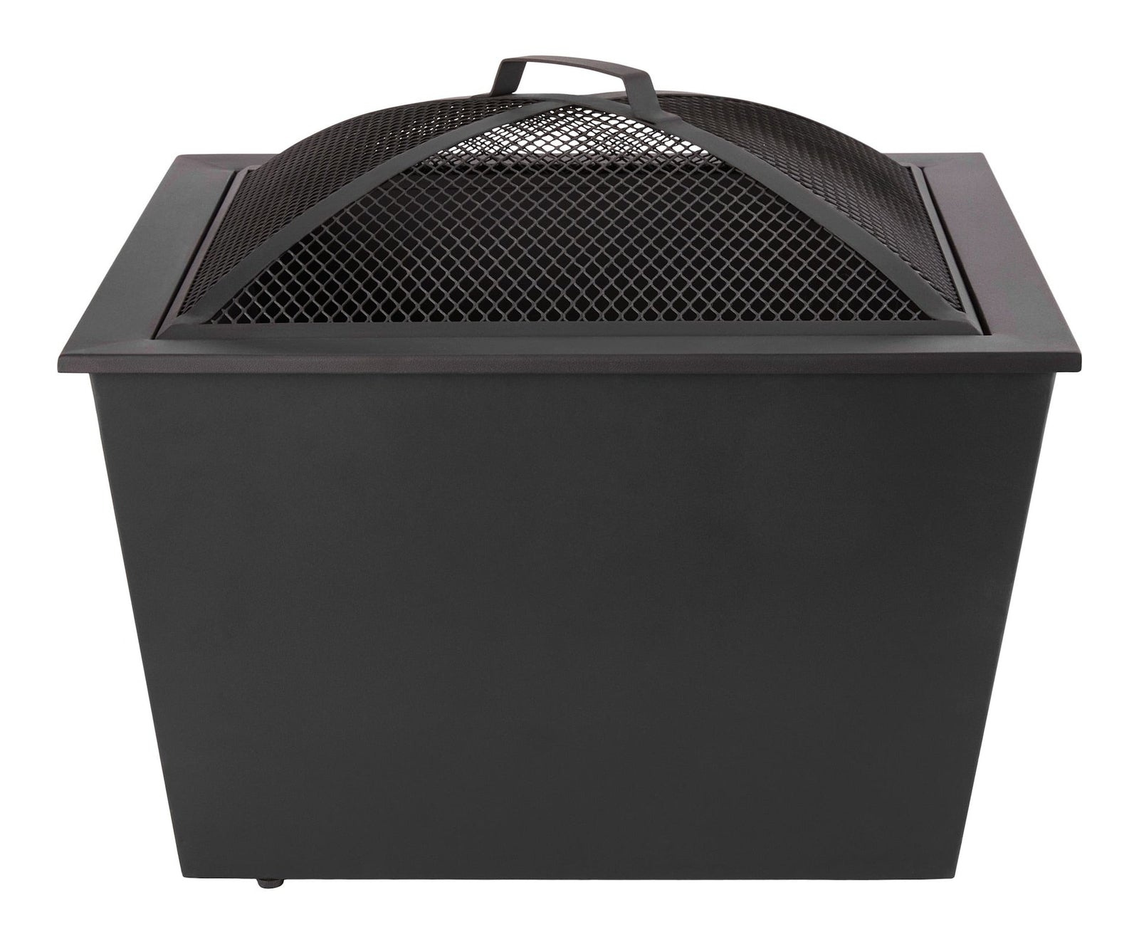 Lyall Square Outdoor Wood Firepit, 20-in, Black K7C4 - product image 1