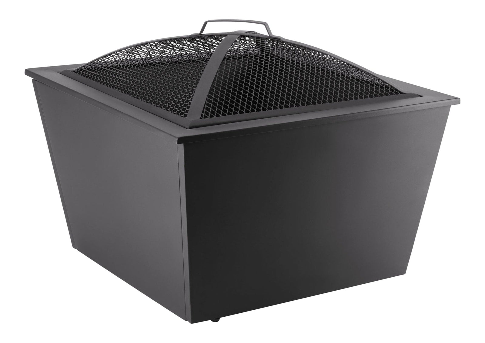 Lyall Square Outdoor Wood Firepit, 20-in, Black I5G3 - product image 3