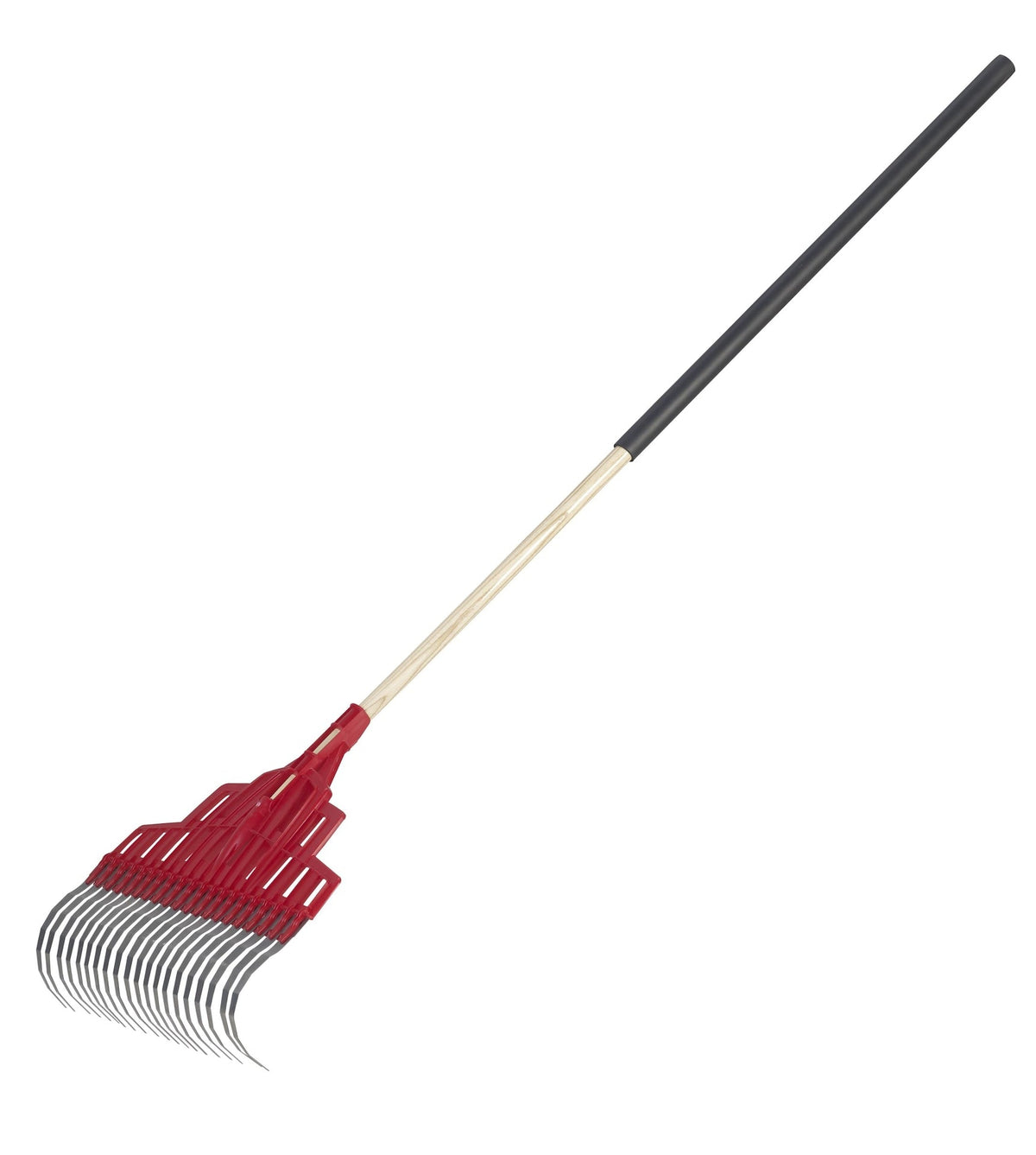 Multi-Purpose Poly Steel 20-Tine Leaf Rake, Wooden Shaft, 65.5-in P9T5 - product image 4