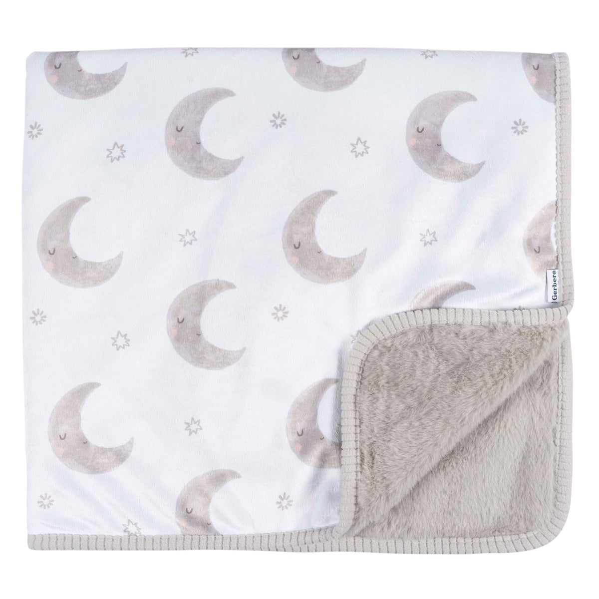 Childrenwear 2-Ply Celestial Moons Ultra-Soft Plush Blanket for Babies M2P1 - product image 1