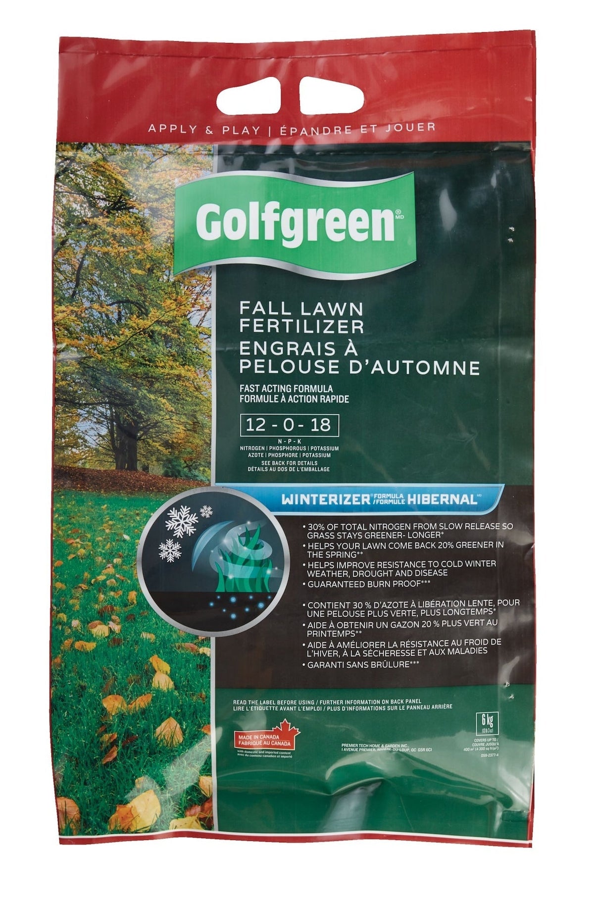 Fall Lawn Fertilizer, 12-0-18, 6-kg S3Y0 - product image 2