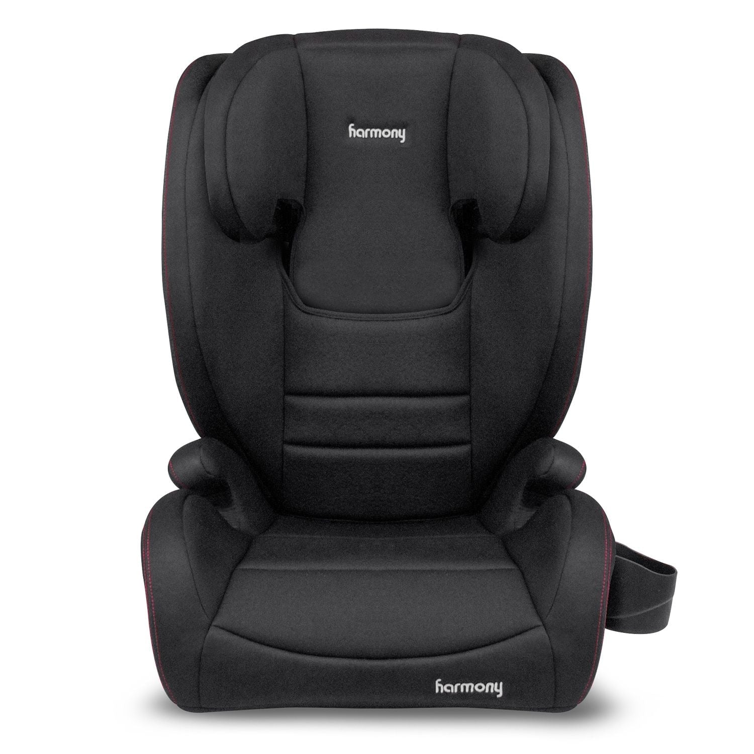 Genesys Deluxe High Back Booster, Black with Red Stitching H2A8 - product image 1