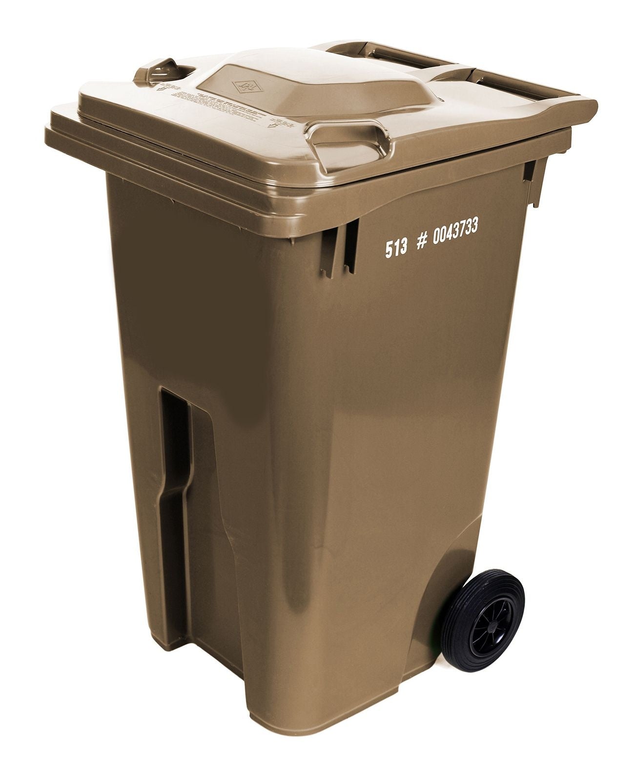 Mastercart Plastic Rectangular Wheeled Compost Bin, Brown, 242-L N2I3 - product image 1