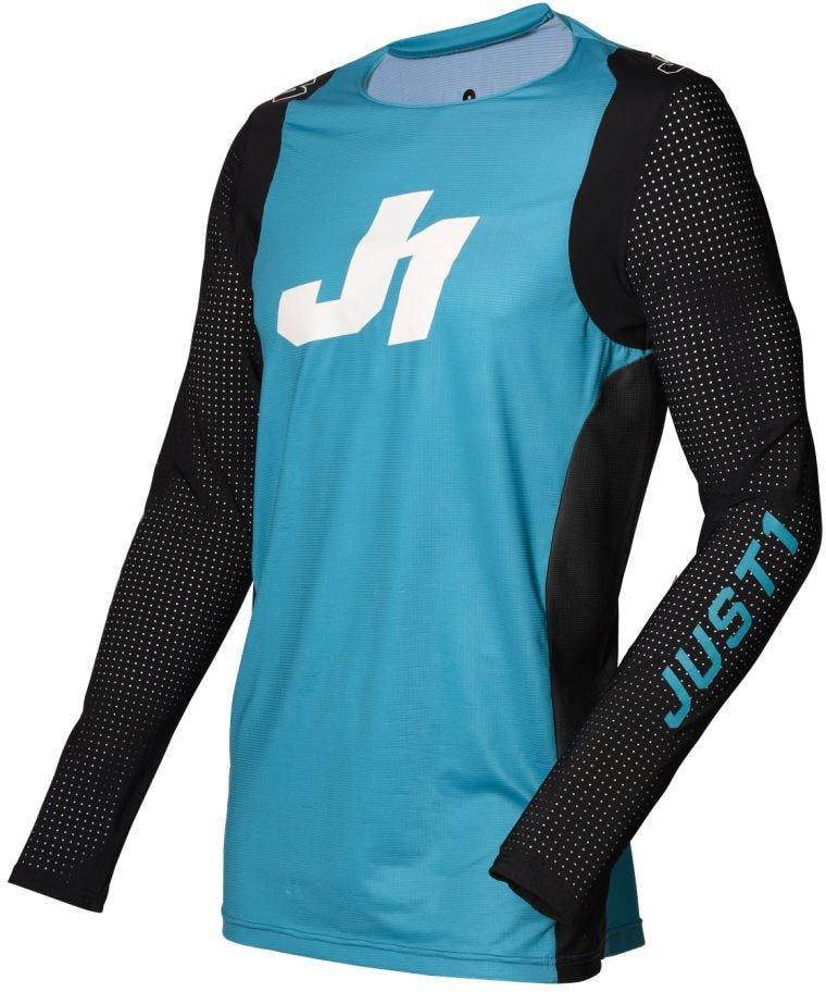 Just1 Youth Flex Motocross Jersey, Blue/Black/White V9X7 - product image 1