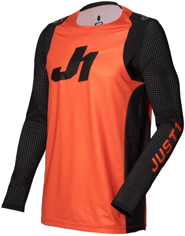 Just1 Youth Flex Motocross Jersey, Orange/Black U4Z5 - product image 1