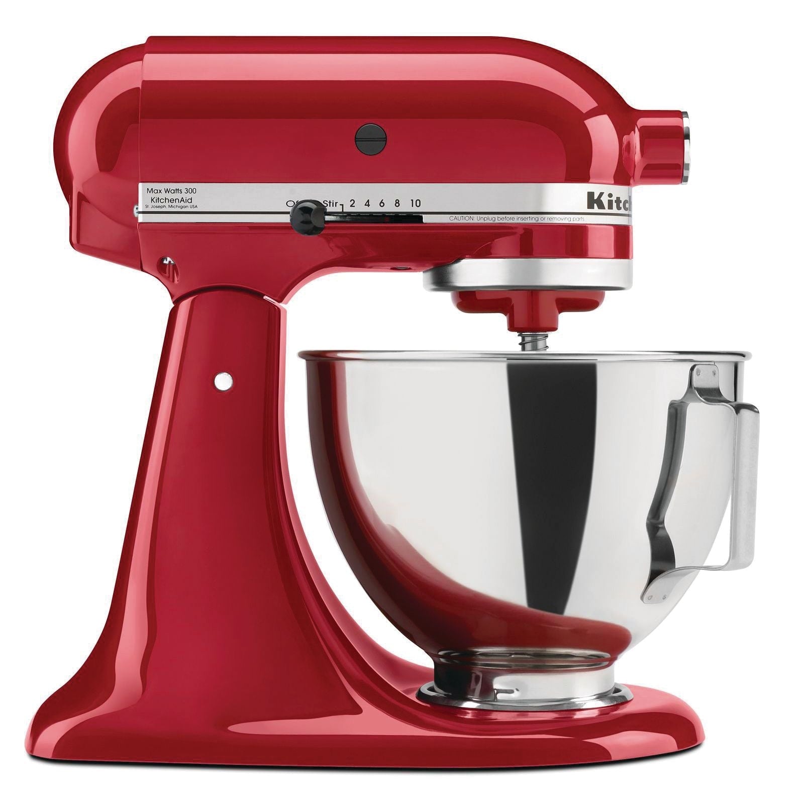 4.5 Quart Tilt-Head Stand Mixer with 10 Speeds, Empire Red C3H1 - product image 1