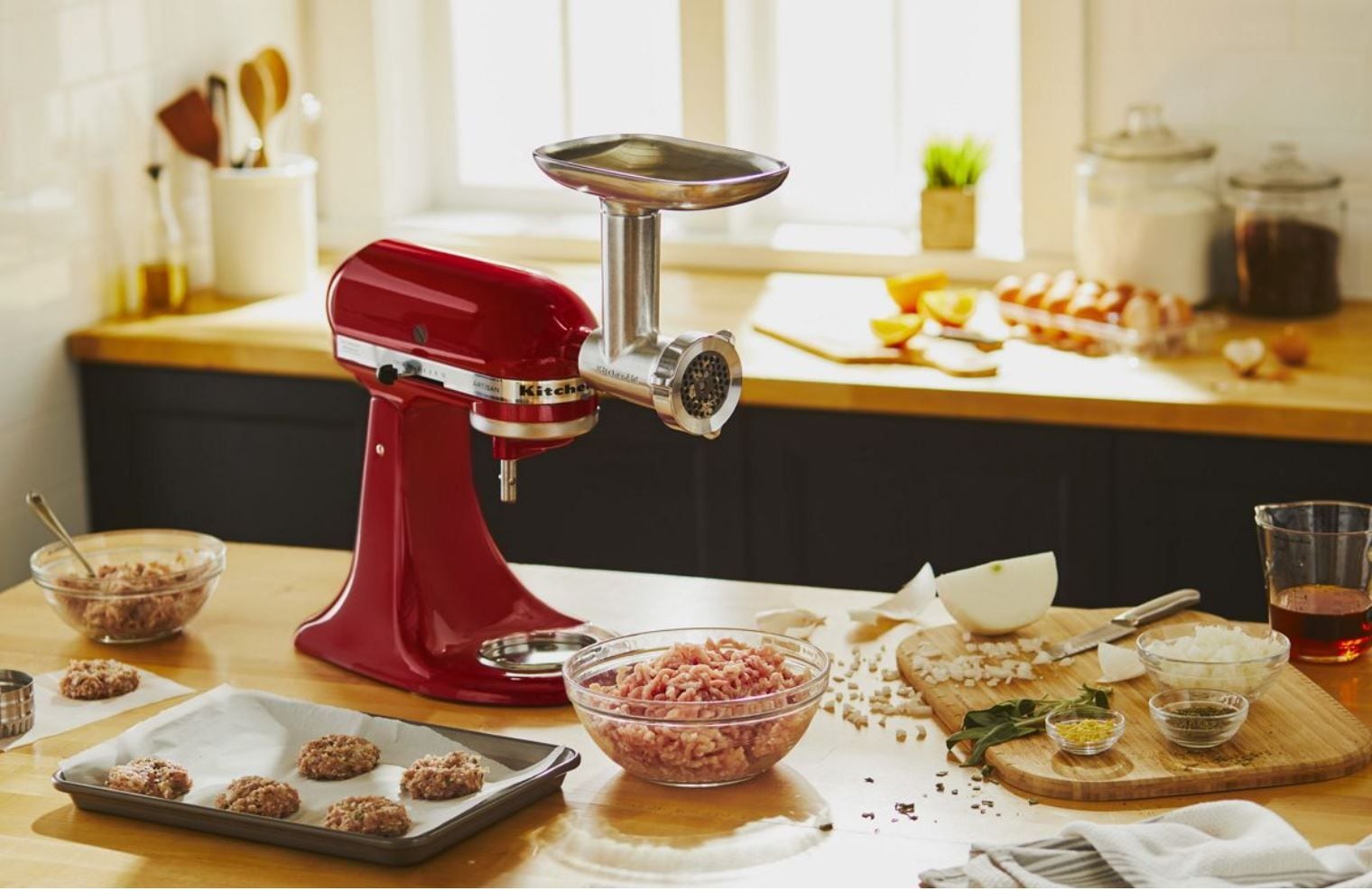 Metal Food Grinder Stand Mixer Attachment J5Z4 - product image 7