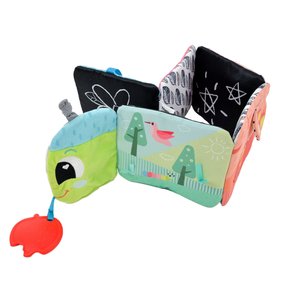 Colourful Journey Caterpillar Soft Sensory Toy Book, Bilingual, Ages 6m+ X9K1 - product image 1
