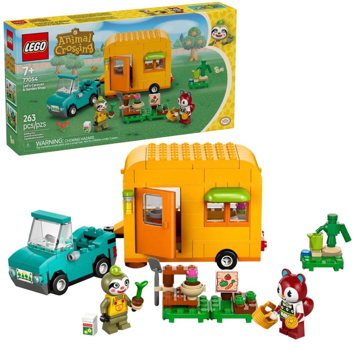 Animal Crossing Leif's Caravan & Garden Shop - 77054, 263-pcs, Ages 7+ E4T0 - product image 1