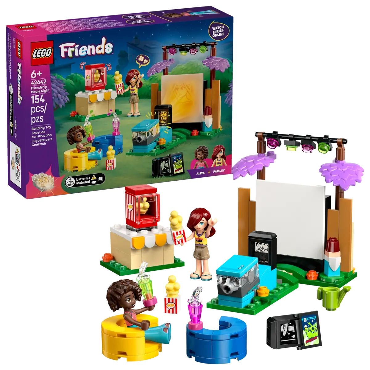 Friends 42642 Friendship Movie Night, 154-pc N8E4 - product image 1