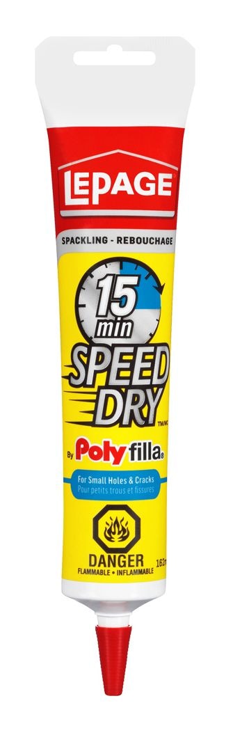 Polyfilla 15-Minute Speed Dry Spackling, Fills Small Holes & Cracks, White, 162-mL S8A6 - product image 1
