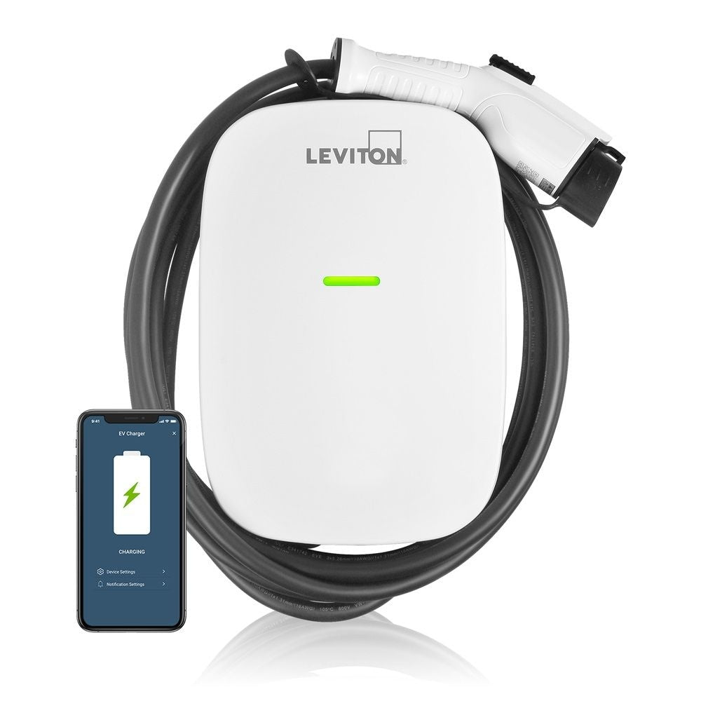 32A Wi-Fi Level 2 Hardwired J1772 EV Charger U5Y3 - product image 1