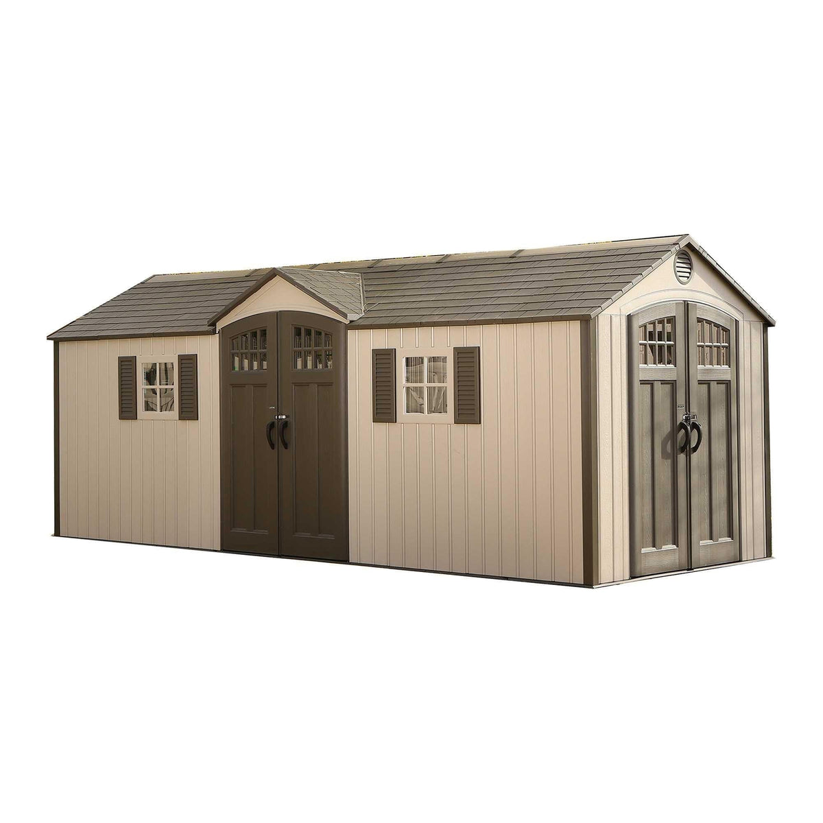 Outdoor Storage Shed with Dual Side Entry, 20 x 8-ft J5E1 - product image 1