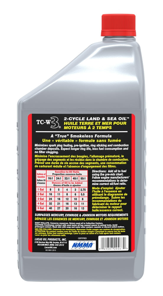 Oil 2-Stroke Semi-Synthetic Land & Sea Oil, 946-mL N5Q5 - product image 2