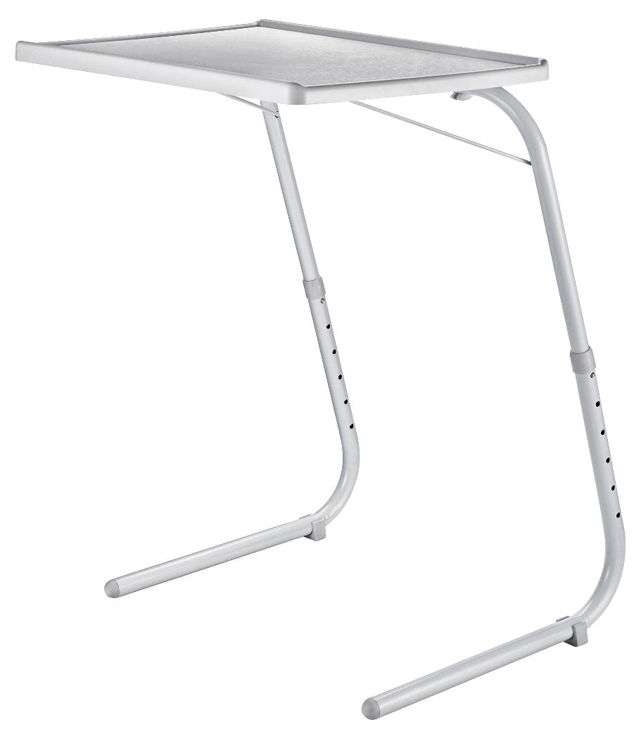 Kleen Tilt-a-Table Portable Height Adjustable TV Tray/Laptop Table, White J8E5 - product image 2