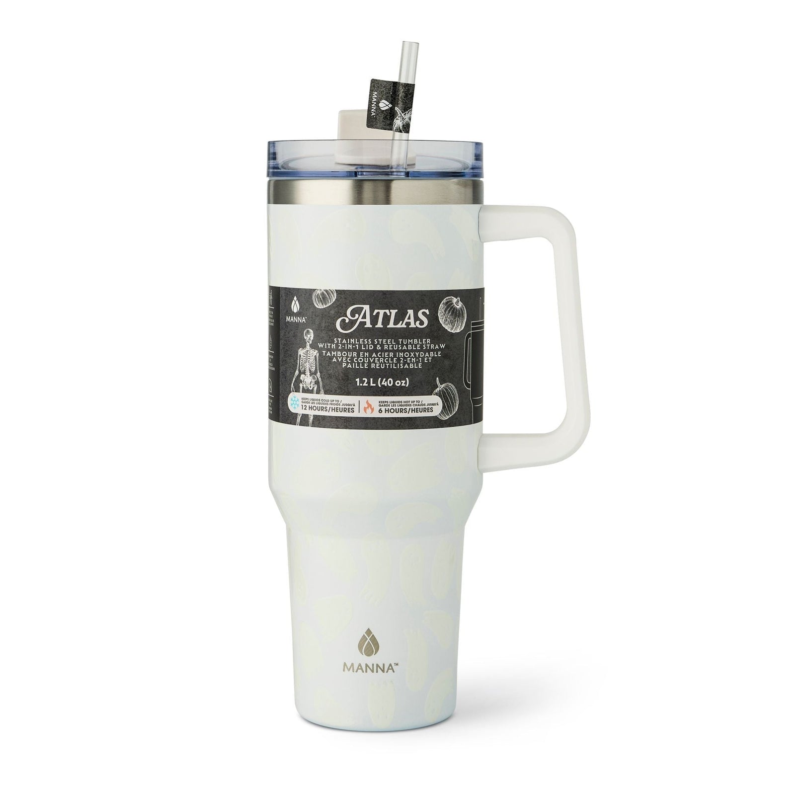 1.2-L BPA-Free Insulated Ghost Atlas Tumbler T0F8 - product image 3