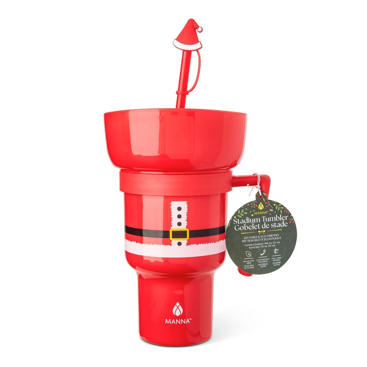 Stadium 946-mL Travel Tumbler with Santa Design C0M1 - product image 3