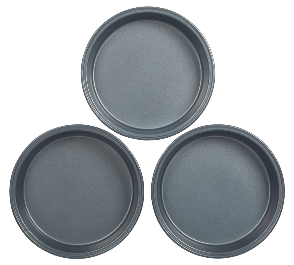 Non-Stick Round Cake Pans, 8-in, 3-pc R0C1 - product image 1