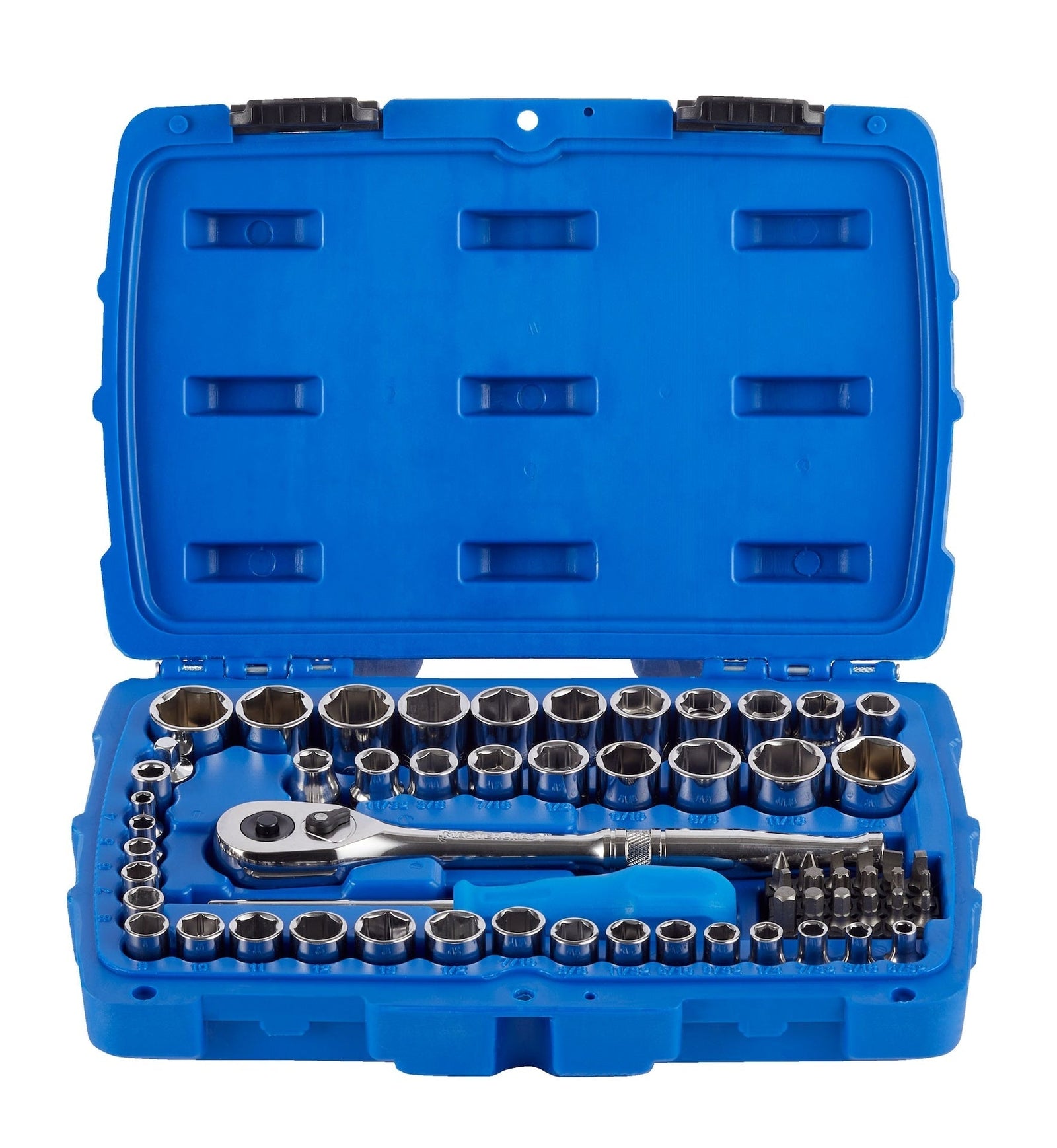 Mechanic's Tool Set with Case, Nickel-Plated, SAE/Metric, 62-pc M5S7 - product image 3