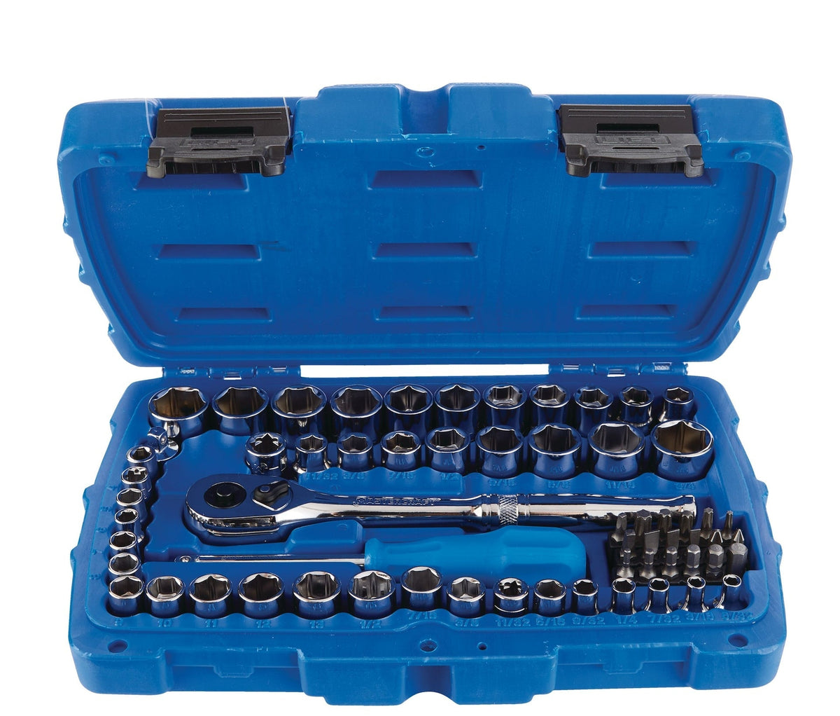 Mechanic's Tool Set with Case, Nickel-Plated, SAE/Metric, 62-pc M5S7 - product image 4