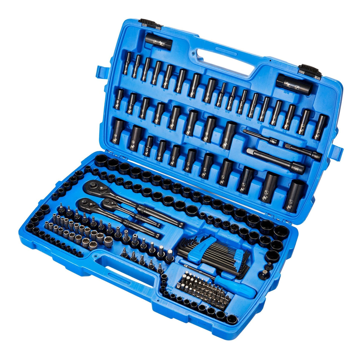 Socket Set, 229-pc, SAE / Metric, CRV, Black Steel Finish E2V4 - product image 1