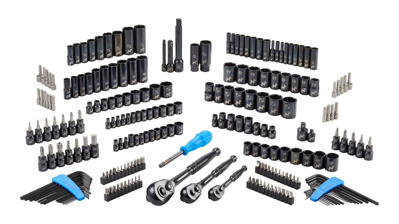 Socket Set, 229-pc, SAE / Metric, CRV, Black Steel Finish E2V4 - product image 4