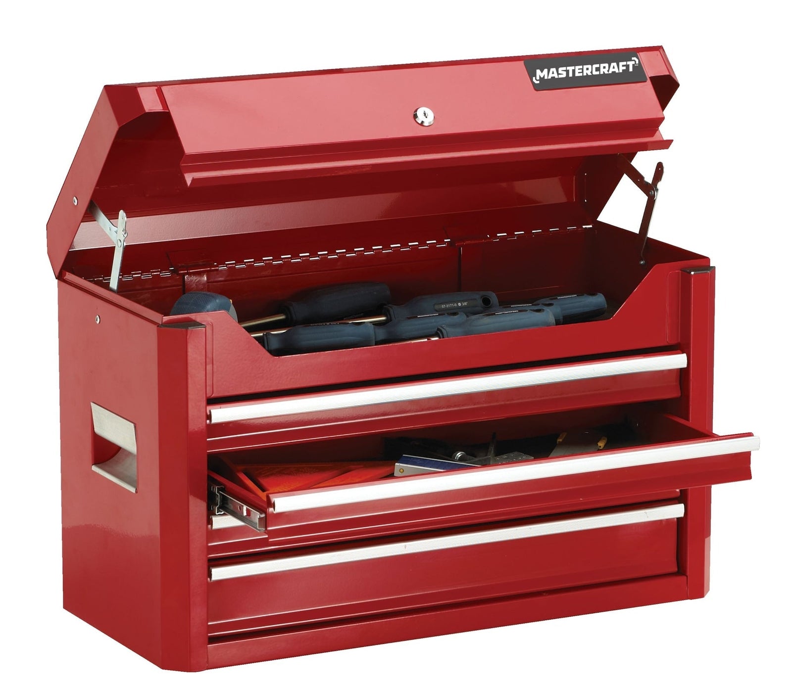 Tool Chest with 4 Drawers, Deep Red, 24-in Y9W2 - product image 4