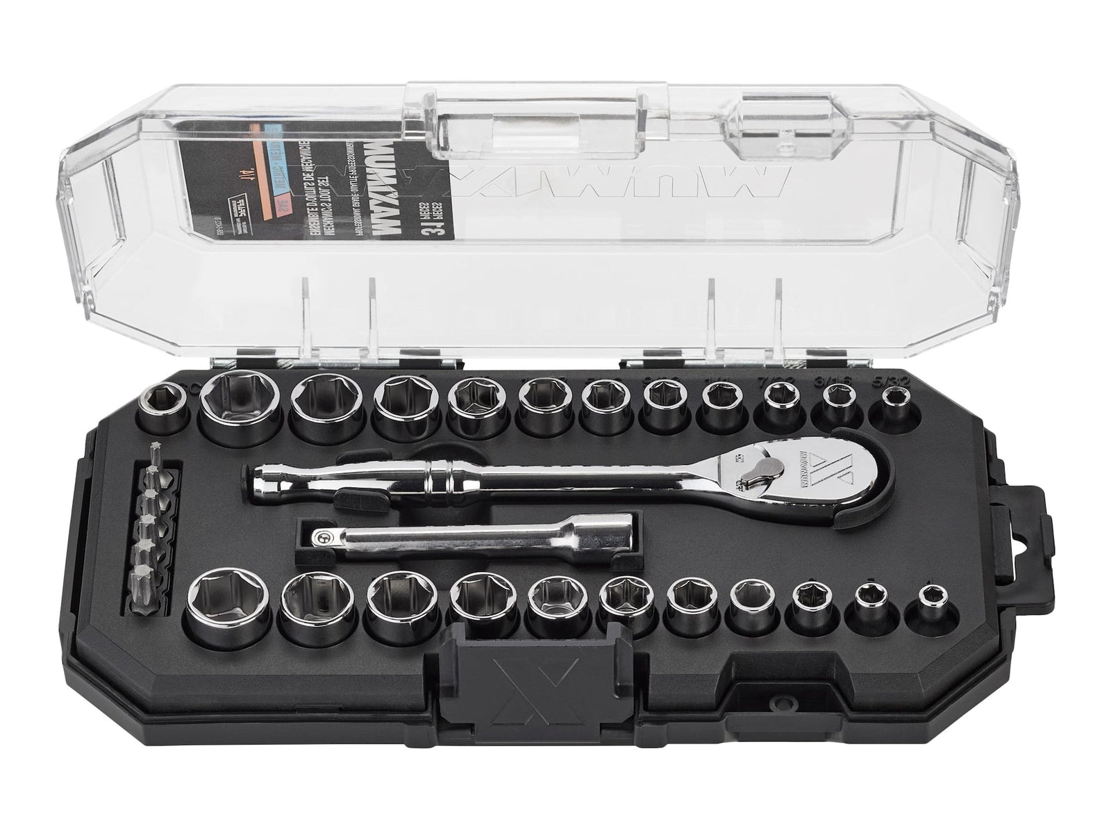 31 Piece 1/4" Drive Metric Socket Set B5N2 - product image 4
