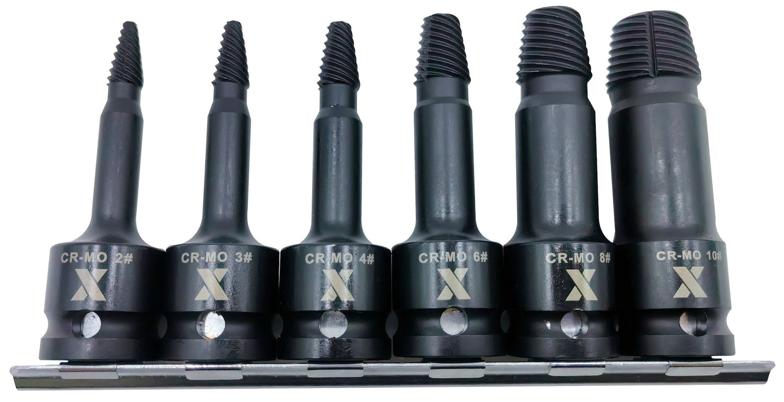 6 Piece 1/2" Drive Impact Screw Extractor Rail D6C5 - product image 3