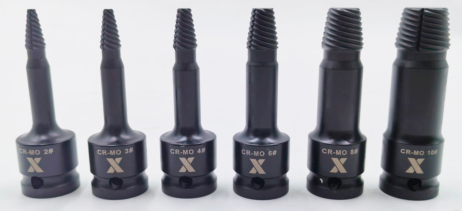 6 Piece 1/2" Drive Impact Screw Extractor Rail D6C5 - product image 6