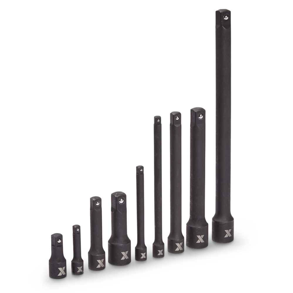Impact Extension Bar Set, 9-pc, SAE/Metric, CRMO N3I9 - product image 1