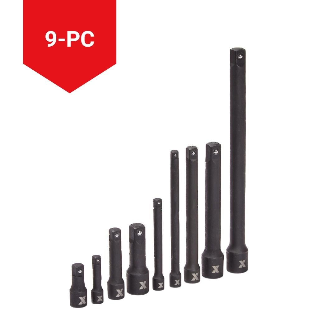 Impact Extension Bar Set, 9-pc, SAE/Metric, CRMO N3I9 - product image 4