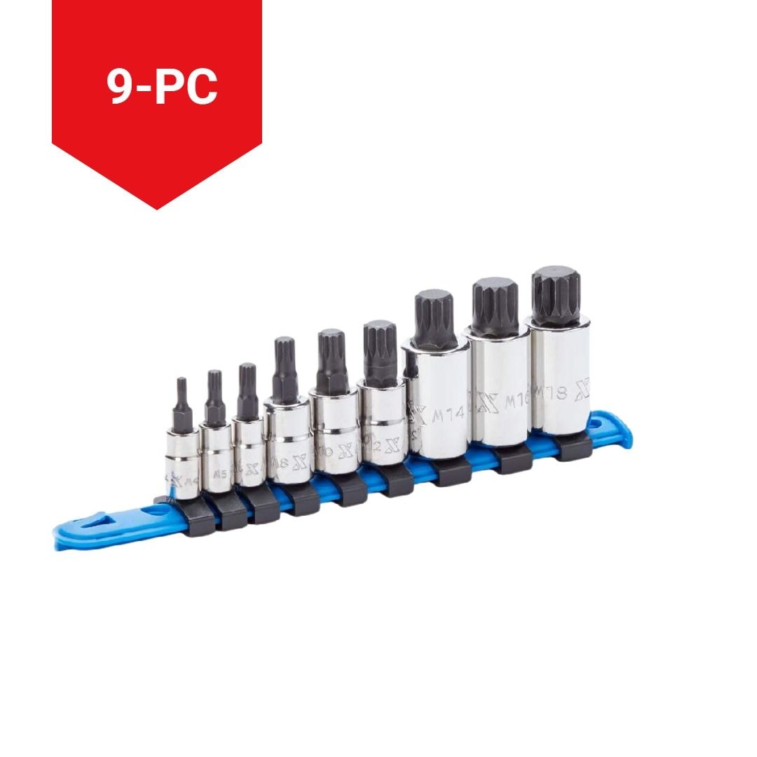 Triple Square Socket Set, Polished Nickel Plating, 9-pc T3S9 - product image 4