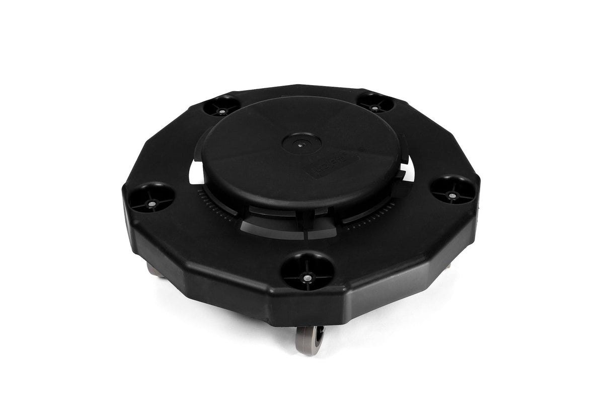 Universal Commercial Heavy-Duty Resin Garbage Can Dolly, Black N3S9 - product image 2