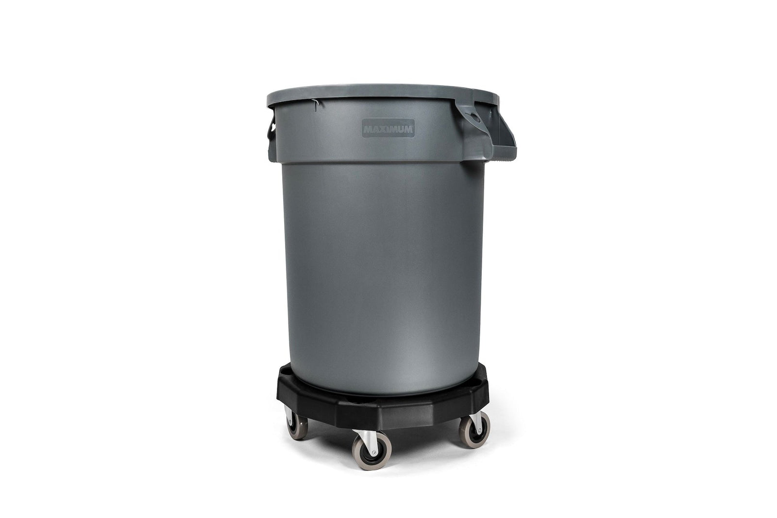 Universal Commercial Heavy-Duty Resin Garbage Can Dolly, Black N3S9 - product image 4