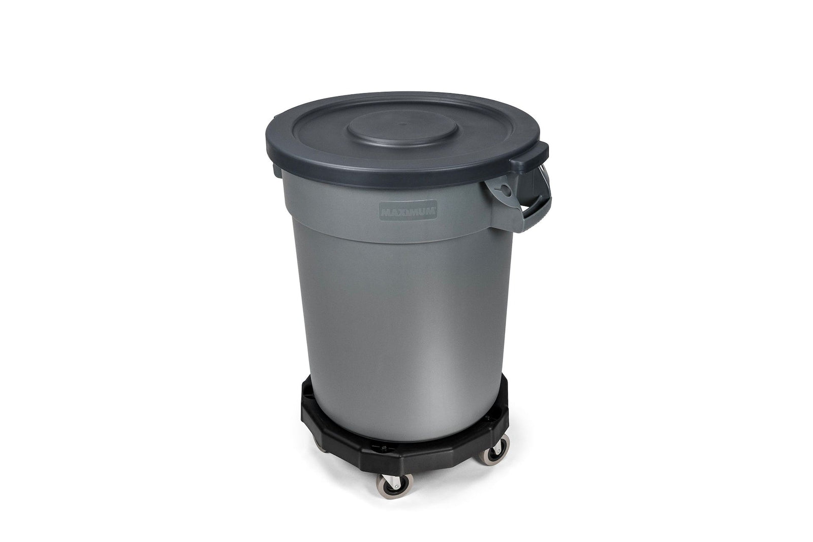 Universal Commercial Heavy-Duty Resin Garbage Can Dolly, Black N3S9 - product image 5