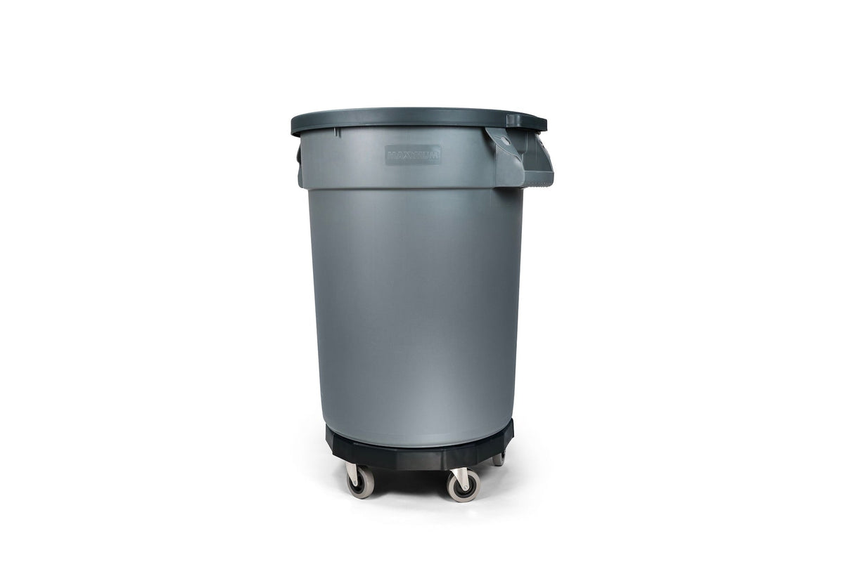 Universal Commercial Heavy-Duty Resin Garbage Can Dolly, Black N3S9 - product image 6