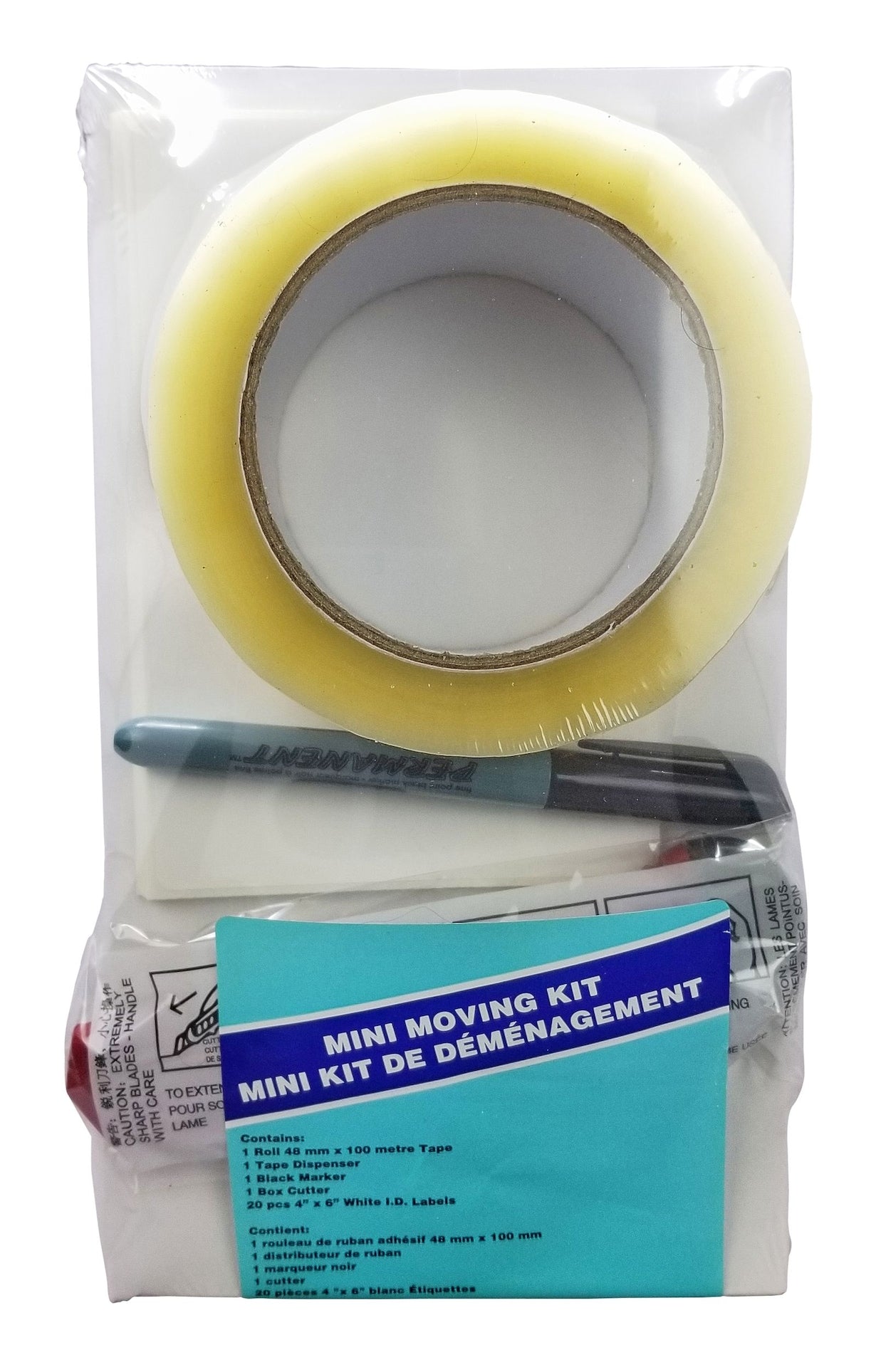 Mini Moving Kit with Box Cutter, Marker, Clear Packing Tape, Tape Gun & Box ID Labels M0P5 - product image 2