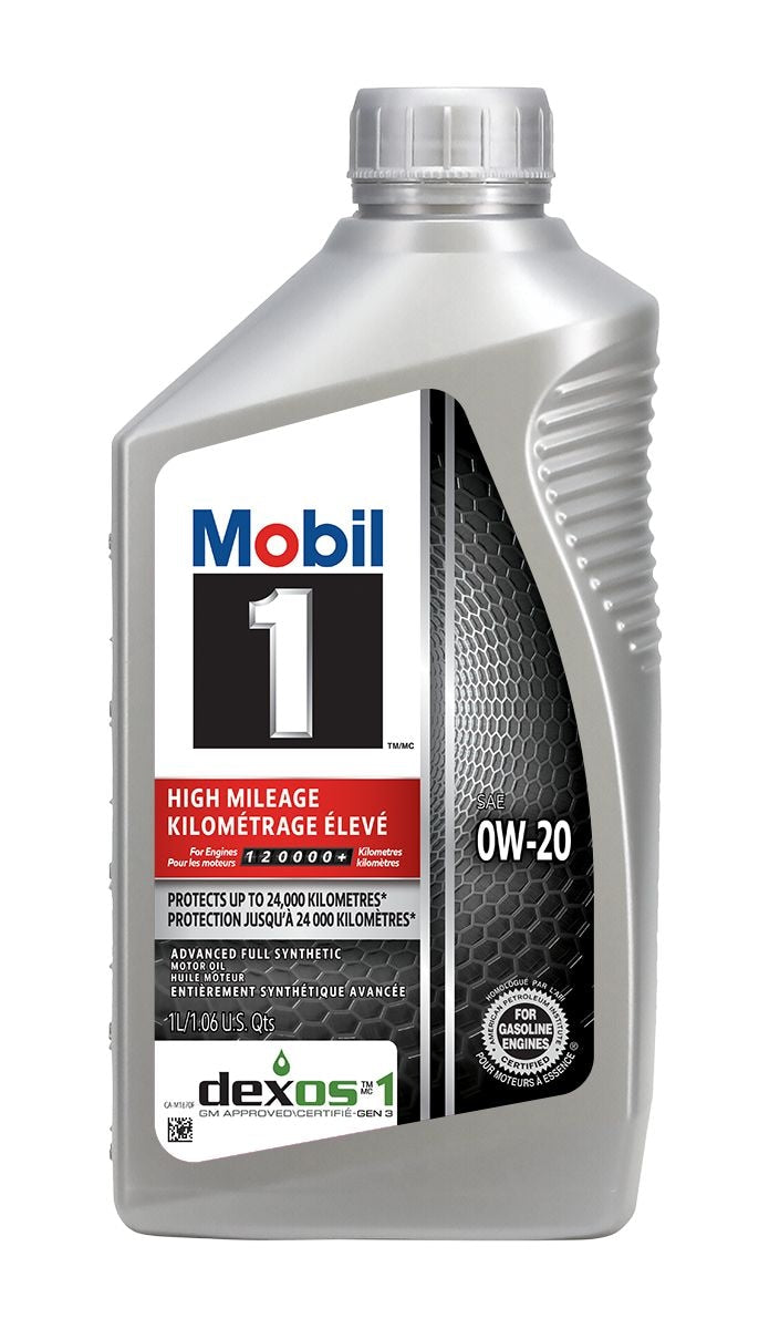 1 High Mileage 0W20 Synthetic Engine/Motor Oil, 1-L F0G2 - product image 1