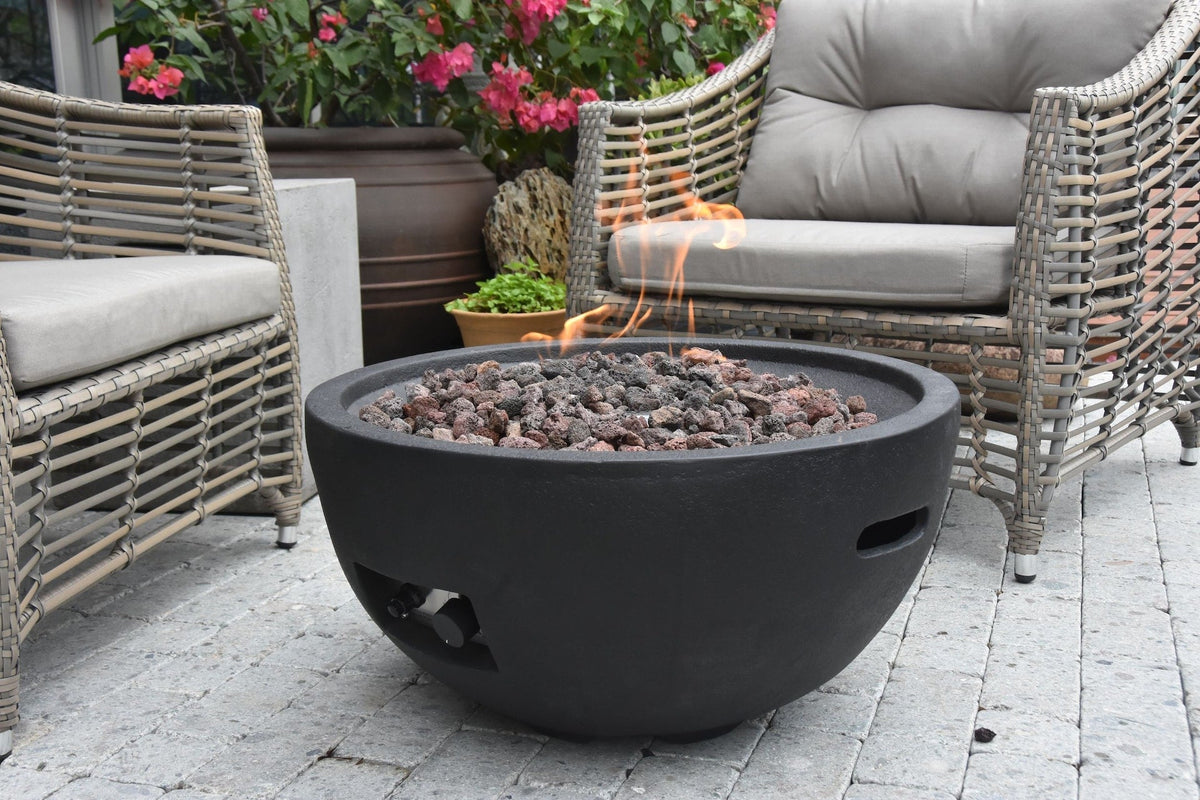 Jefferson Outdoor Gas-Fueled Fire Bowl with PVC Cover, 40,000 BTUs, 26 x 26 x 13-in N5G2 - product image 4