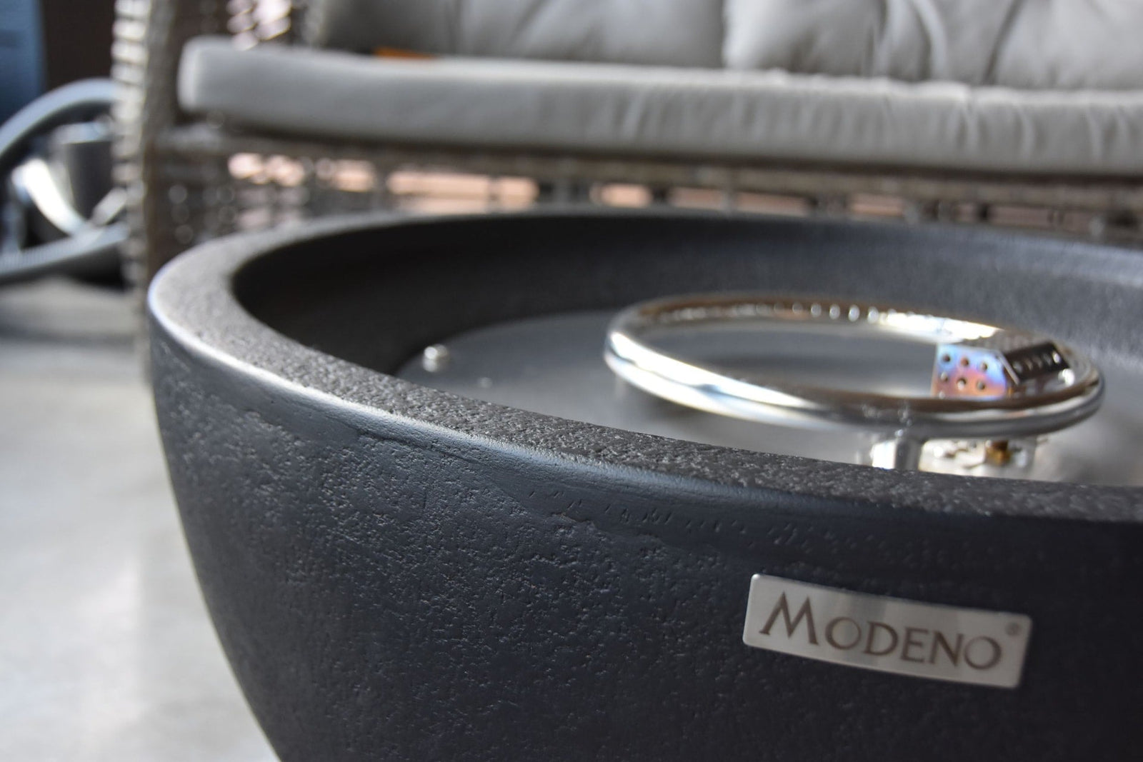 Jefferson Round Gas Fueled Outdoor Fire Bowl with PVC Cover, 40,000 BTUs, 13.7-in I6G1 - product image 7