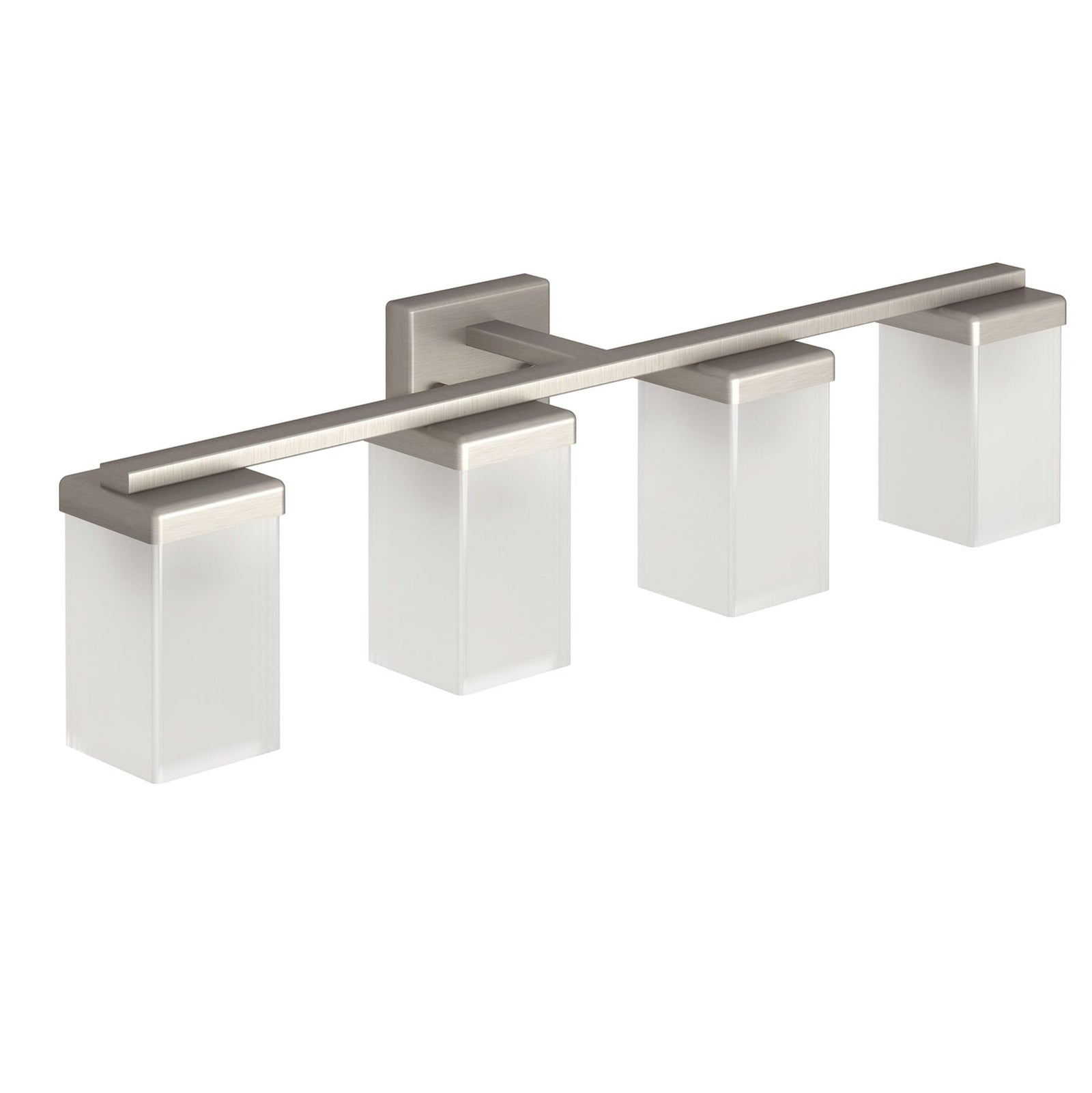 90-Degree Vanity Lighting Fixture, Brushed Nickel, 4-L B9S1 - product image 1