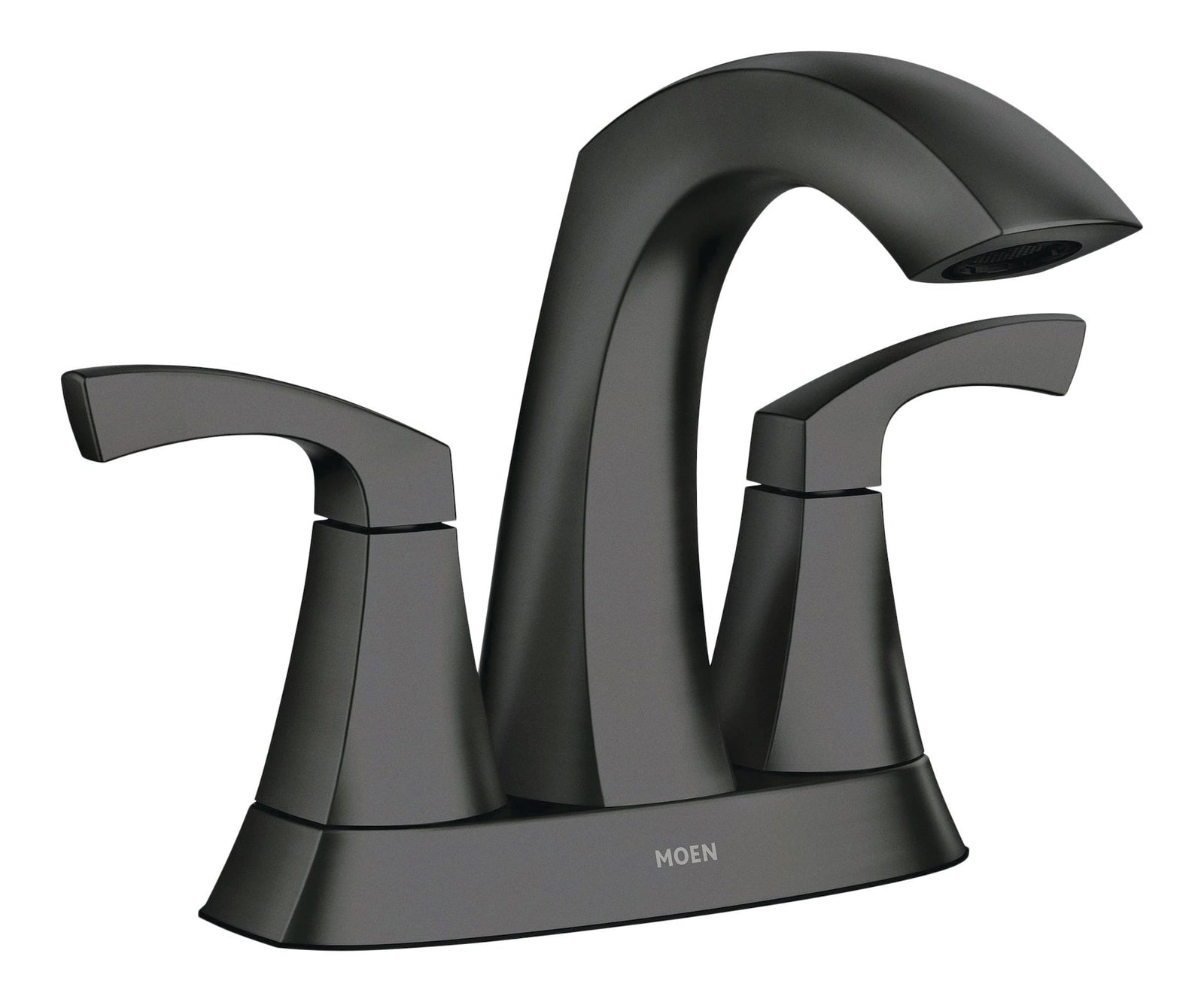 Lindor Double Handle Bathroom Faucet, Meets EPA WaterSense Criteria, Matte Black W2R7 - product image 1