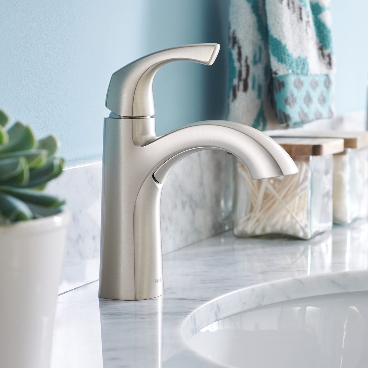 Lindor Single Handle Bathroom Faucet, Spot Resist Brushed Nickel A9Y8 - product image 7