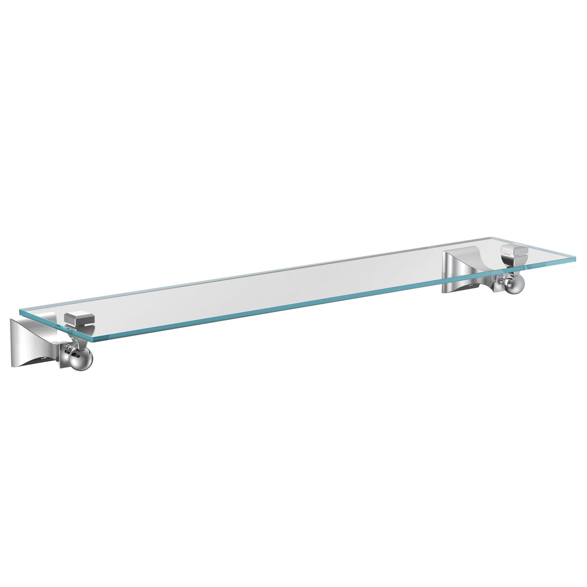 Retreat Glass Vanity Shelf, Chrome H6G2 - product image 1