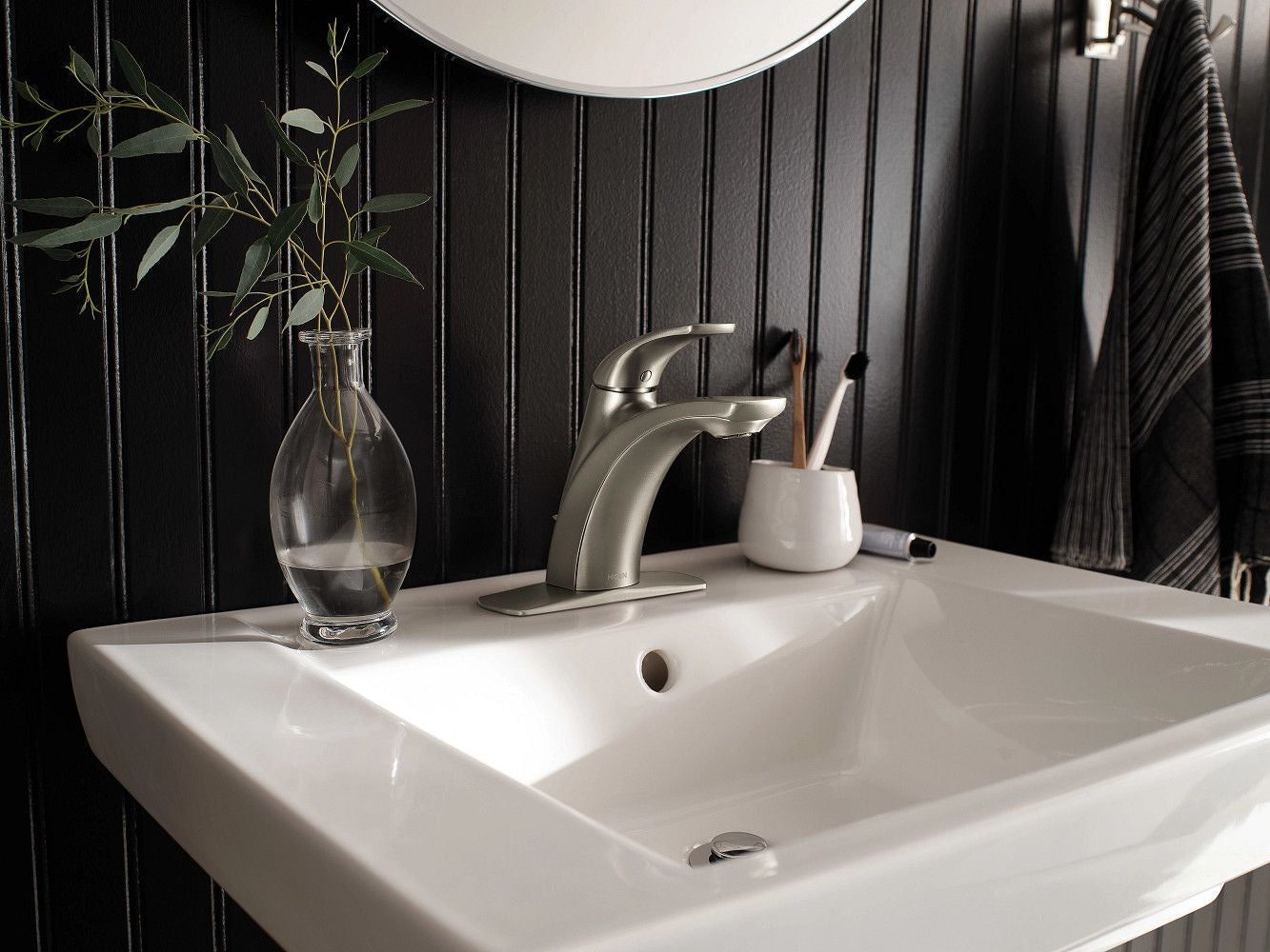 Zarina Single Handle Bathroom Faucet, Spot Resist Brushed Nickel X4S6 - product image 3