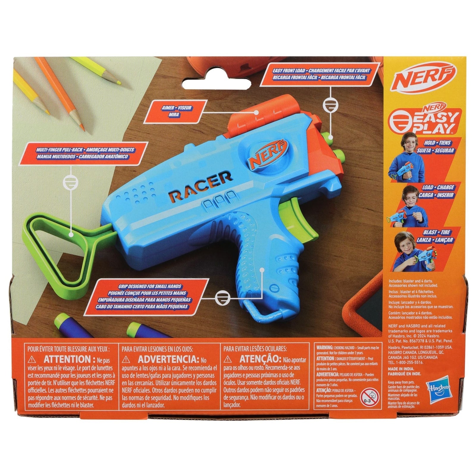 Elite Junior Racer Easy-Play Dart Blaster, Includes 4 Darts, Ages 6+ I3G5 - product image 3