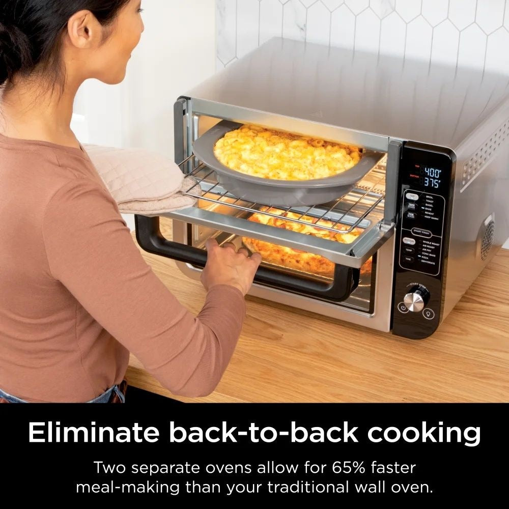Double Door 12-in-1 Countertop Electric Convection Oven & Air Fryer with FLEXDOOR J4P3 - product image 4